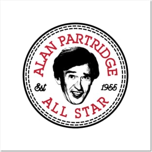 Alan Partridge All Star Converse Logo Posters and Art